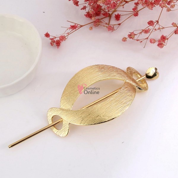 Accesoriu de par modern Japonez pentru cocuri din metal JPN04GG Auriu model